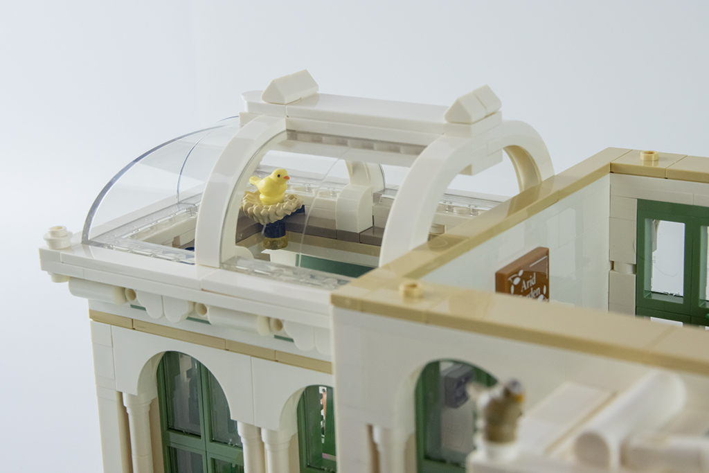lego ideas 21353 botanischer garten Detail Vogelnest