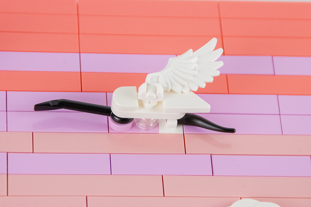 lego art 31218 kirschbluten detail kranich