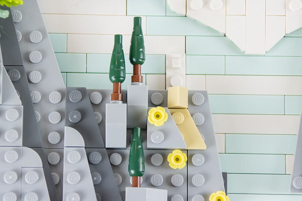 lego art 31218 kirschbluten detail bäume