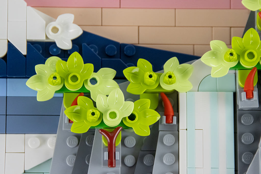 lego art 31218 kirschbluten detail bäume