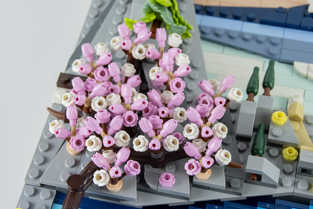 lego art 31218 kirschbluten detail kirschbaum