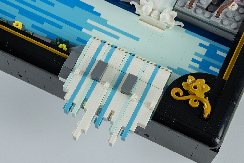 lego art 31218 kirschbluten detail wasserfall